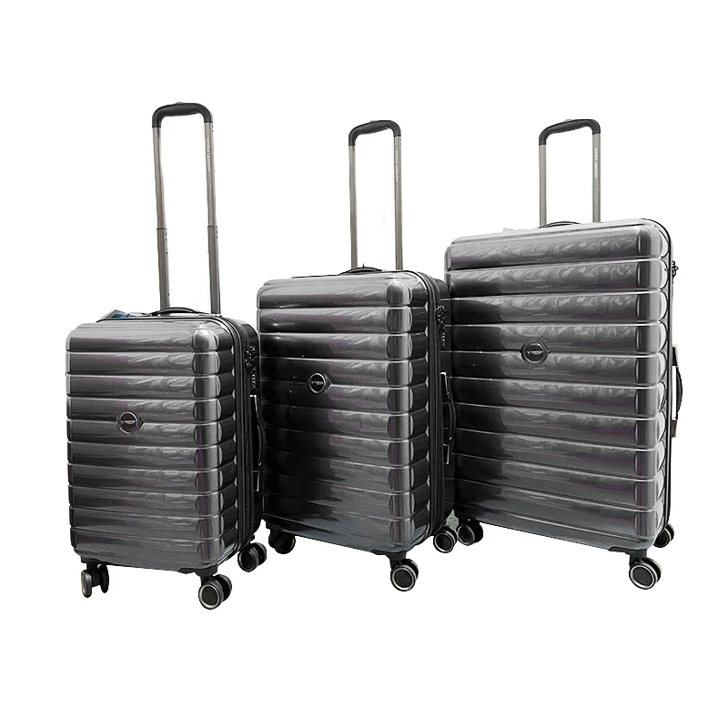 Popular Easy travel ABS+PC  Travel Luggage  Suitcase Sets with  Durable Wheels and  TSA Lock