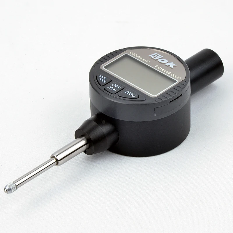 Digital Dial Indicator 0.01mm/0.0005' Digital Probe Indicator Dial Test Gauge Range 0-25.4mm Dial Test Indicators