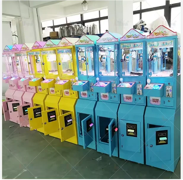 New Arrival Coin Operated Plush Doll Machine Amusement Park Arcade Game Kids Toys Gift Claw Crane Machine For Sale