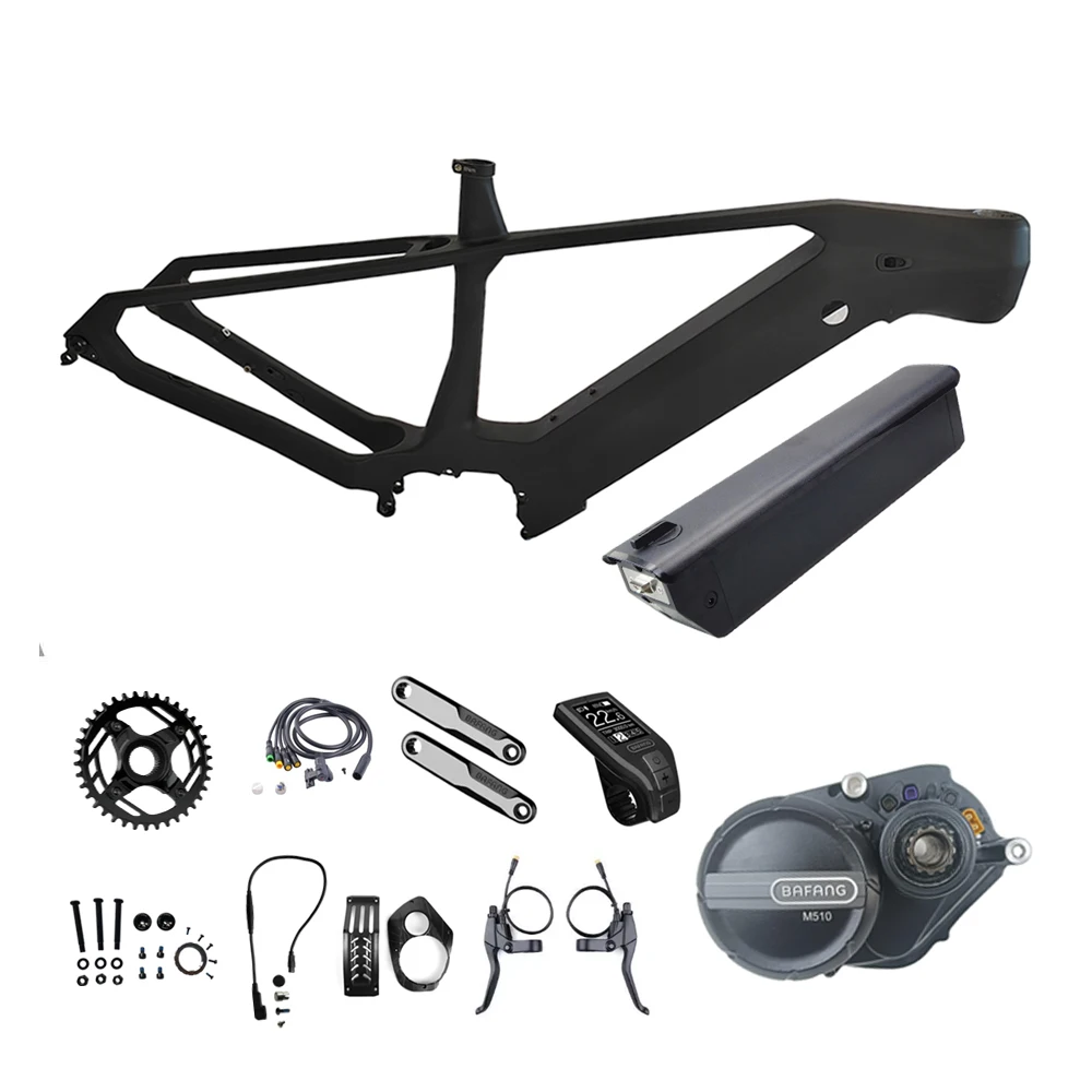 Joyebikes рама для велосипеда с полной подвеской из углеродного волокна bafang m510 m600 m560 моторный электровелосипед