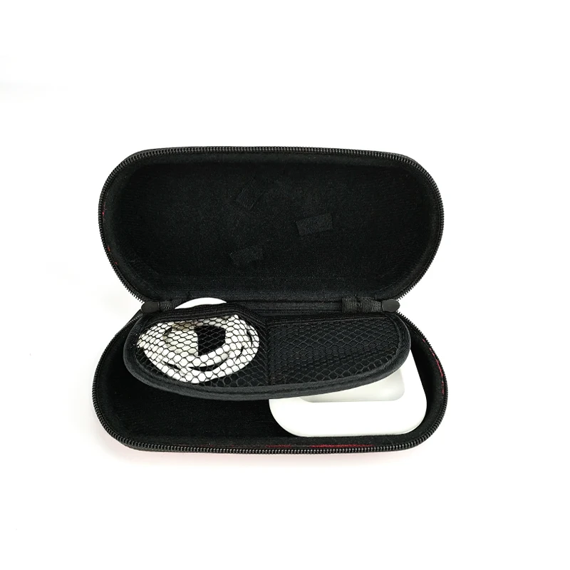 Custom Red USB Flash Drive Box Mini MP3 Player Carrying Bag EVA Hard Shell MP4 Player Case