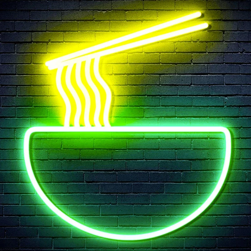 Sausage Flex Neon Sign Hot Dog Clear Acrylic LED Light up Signage