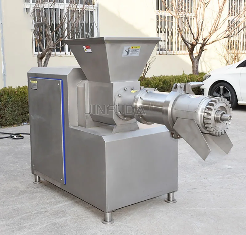 Low temperature meat and bone separator Poultry meat and bone crusher Duck frame Fish Bone mud machine