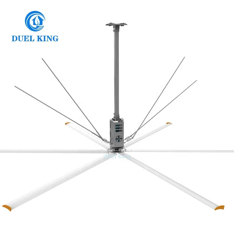 Промышленный вентилятор hvls для склада с высокой скоростью 5,5 м