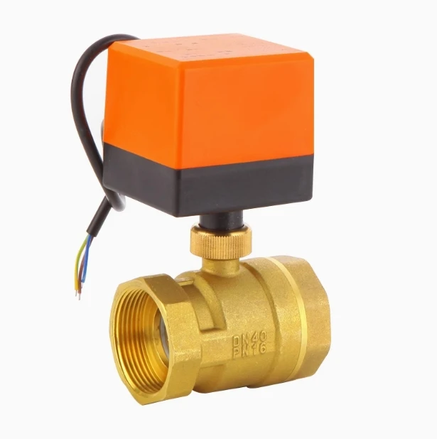 Two-Way or Three-Way Brass or Electronic Diverter Ball Valve Waterproof Three Wire Two Control