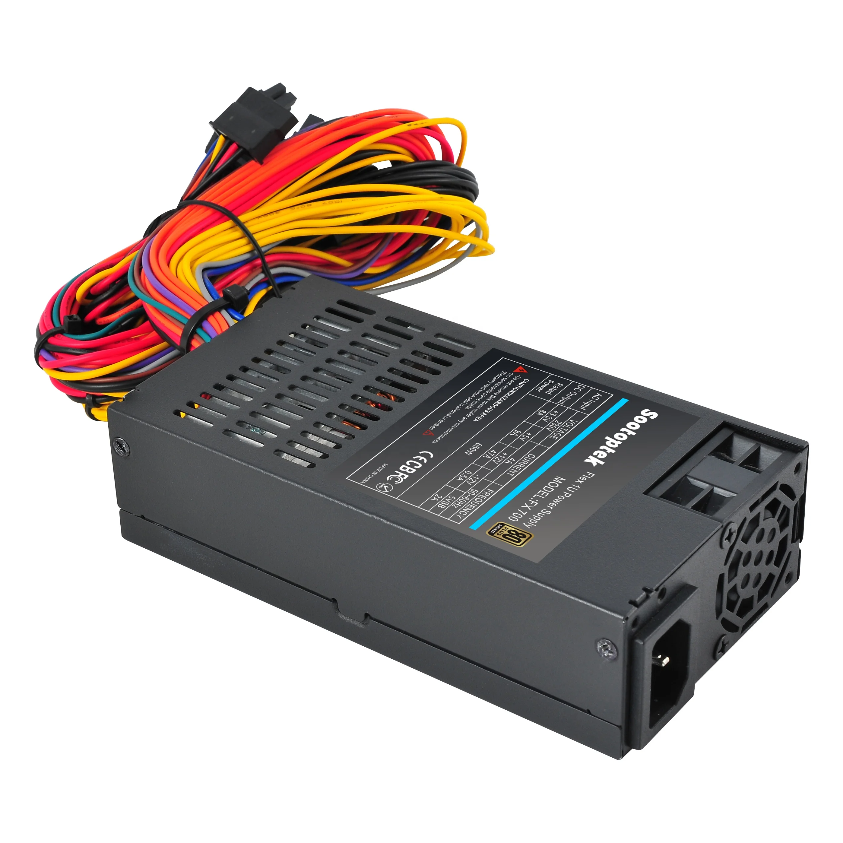  Заводская цена 650 Вт Flex 1u ATX мини Импульсный блок питания для сервера psu с 4 см охлаждающим