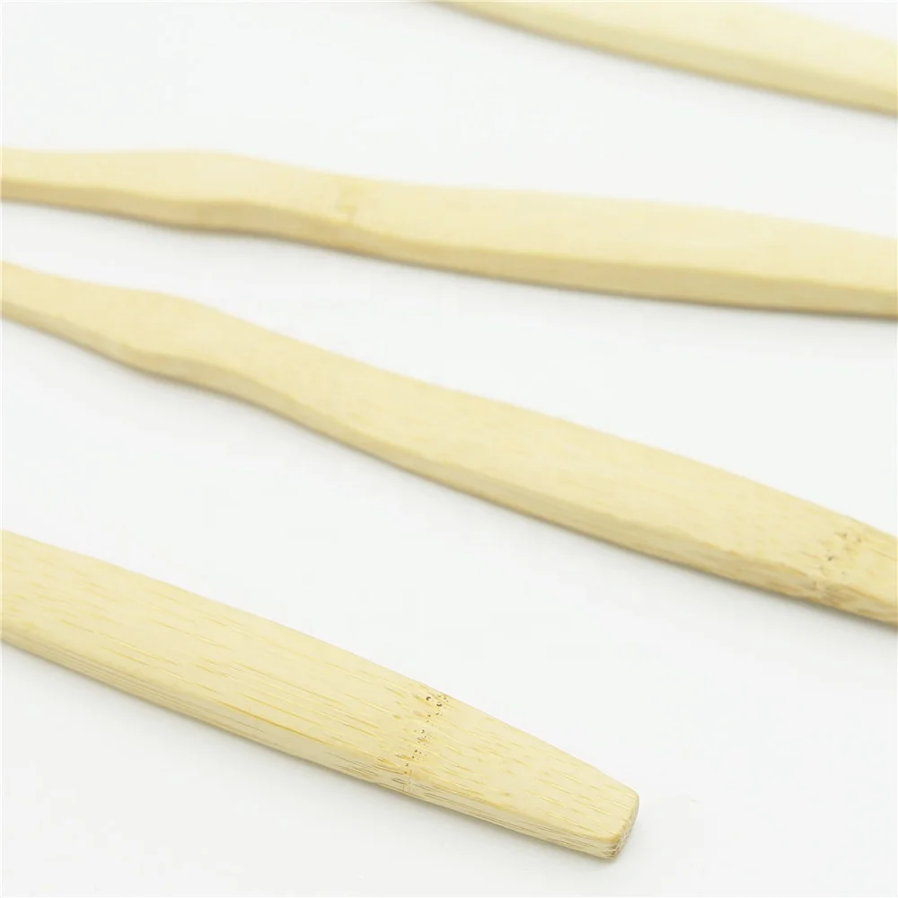 
Soft bristle natural bamboo toothbrush 4 pack family use 