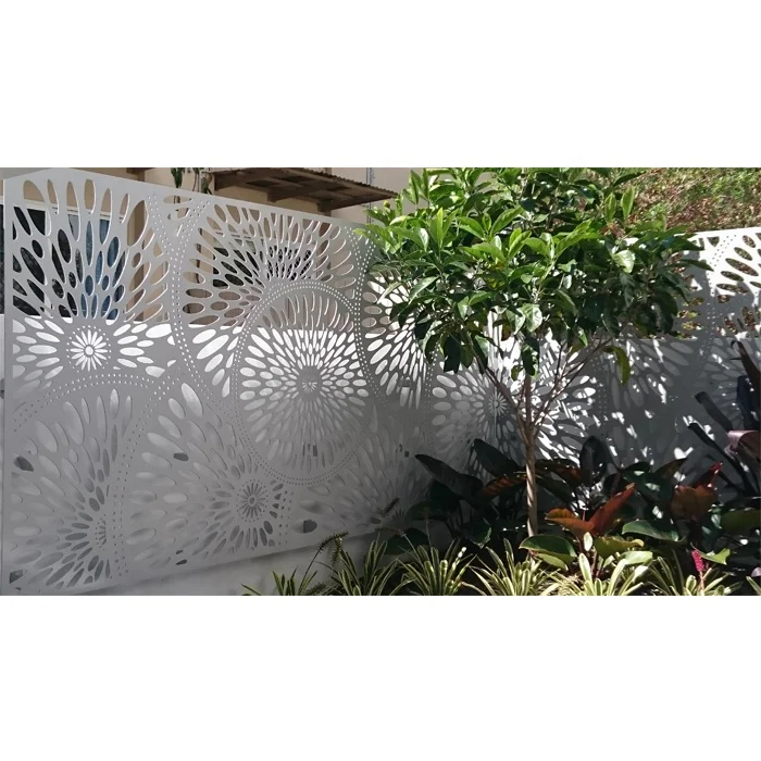 outdoor privacy garden laser cut screens supplier