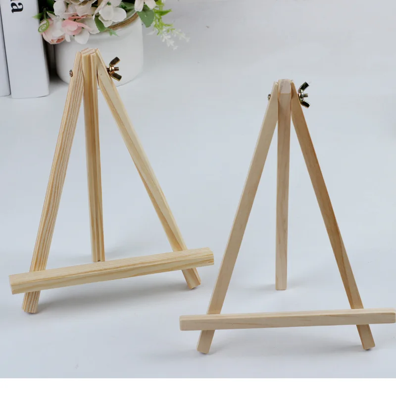 18*24cm Mini Wooden Display Easel Mini Wood Artist Photo Picture Displaying Easels Wooden Canvas Holder Easel Stand