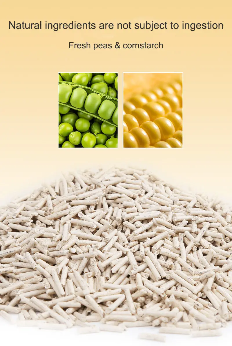 Arena Para Gatos Aglutinante Odor Eliminator 10L Walnut Shell Pea Corn Cassava Polymer Tofu Beads Cat Litter Sand For Cat Coffee