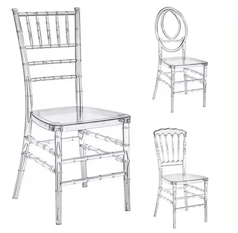 wedding furniture guangdong clear crystal plastic acrylic resin tiffany chiavari wedding event hotel banquet chair