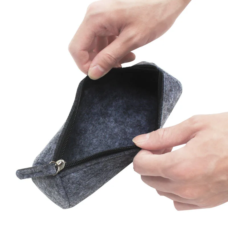 Wholesale Colorful Polyester Custom Logo Kids Colored Pencil Box For Girls School