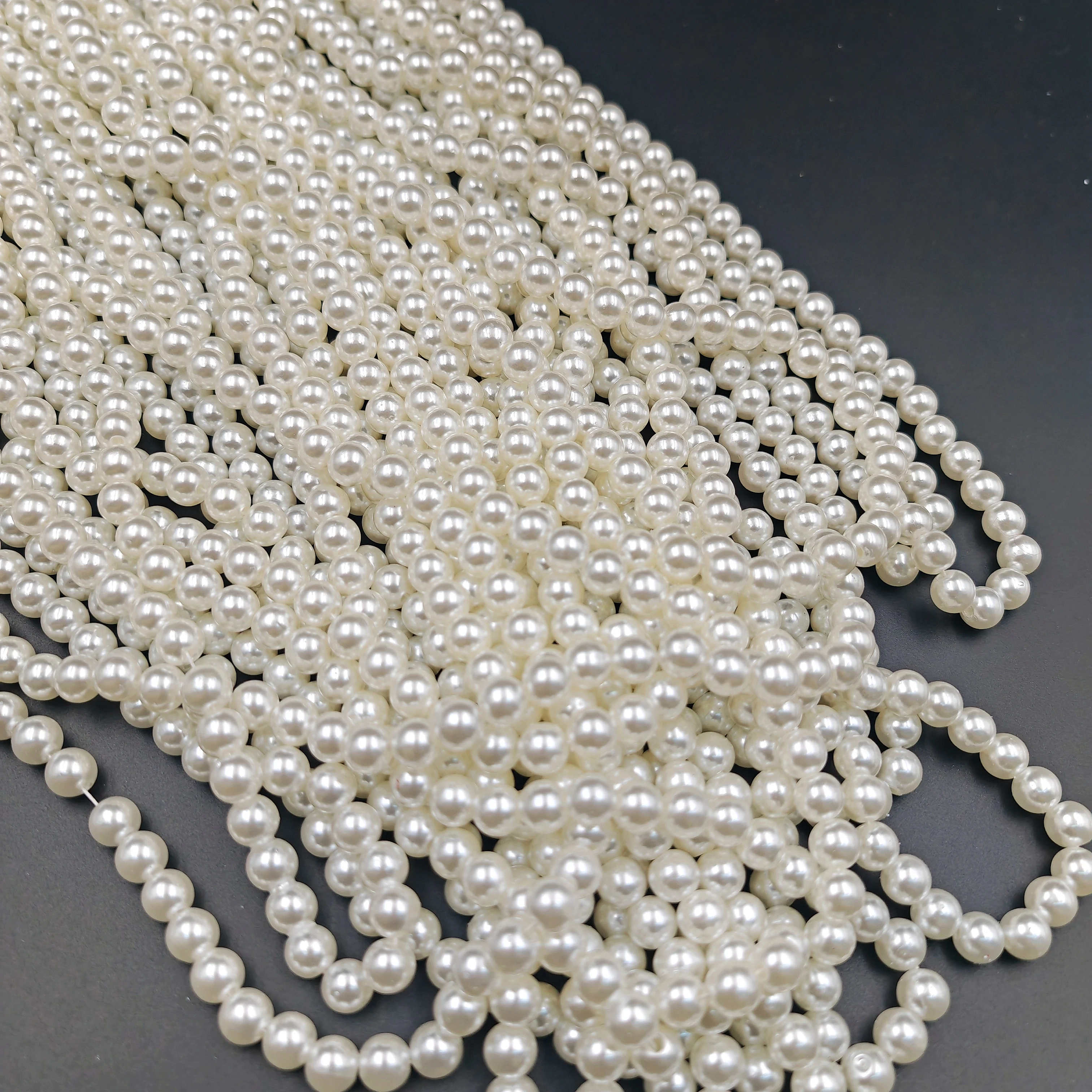 Nickel Free 14mm ABS Acrylic Beads Colorful Beaded Lace Plastic Loose  Pearl for Curtain Decoration
