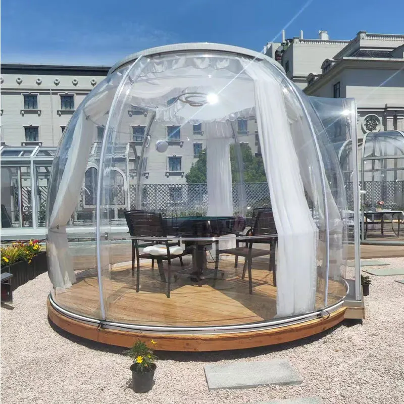 UNIFIVE Windproof and waterproof Environmental protection material bubble house transparent tent inflatable bubble tent