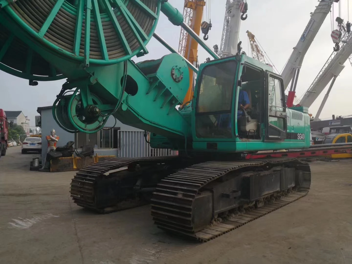 Used Jint SG40 trenching machine, used Shanghai brand Jint Jintai SG35 SG40 SG46C trenching machine for sale