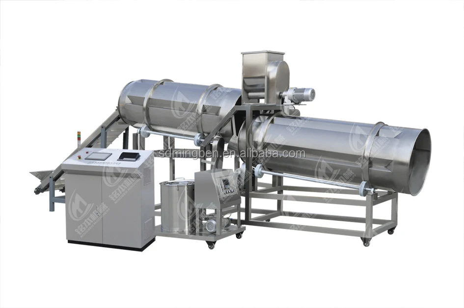 Air Stream Grain Puffing MachineFactory price corn rice puff snack extruder rice ball forming making production line