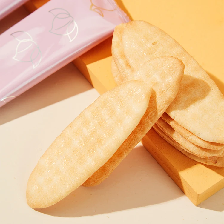 Nutritious Plain Rice Crackers with No Artificial Flavors