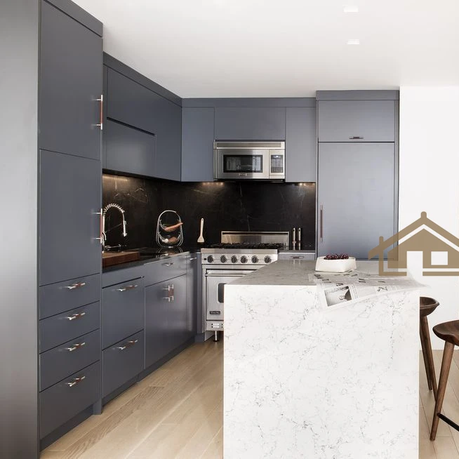 Classic Design Home Furniture Custom Kitchen Cabinets With Counter tops Set