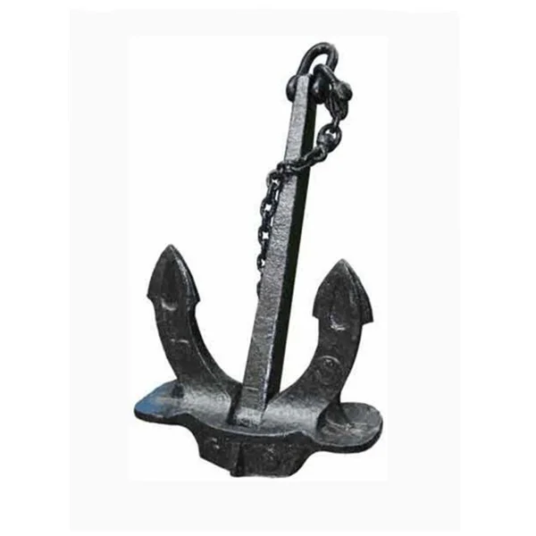 Marine Ship Boat Cast Steel 300KG to 100000KG High Holding Power HHP Flipper Type Delta Anchor