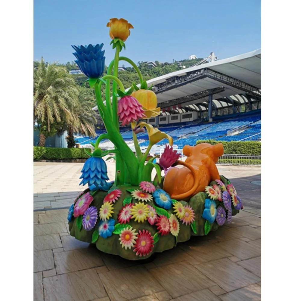 Decorated vehicle in parade Amusement castles Float Decoration