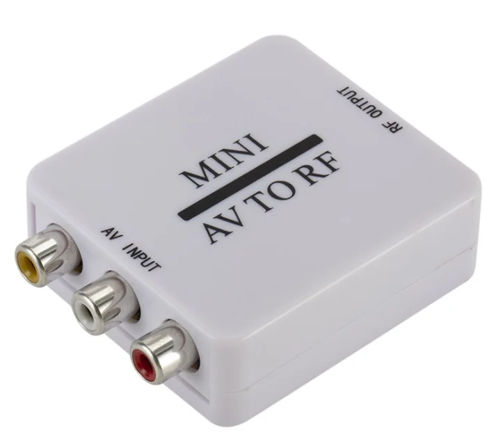  AV-RF конвертер RCA AV вход в радиочастотный Тип коаксиальный выход