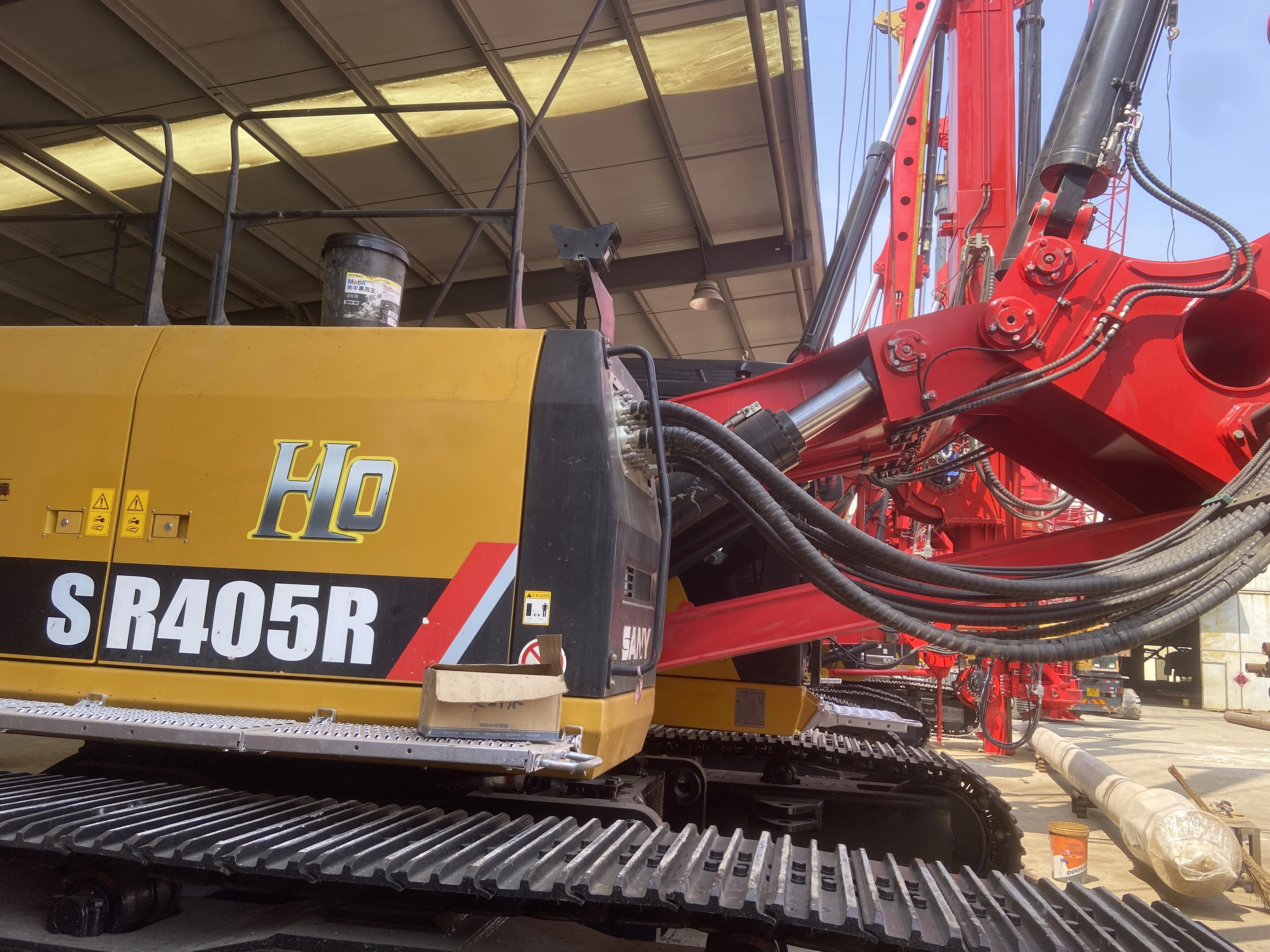 SANY SR405 Used hydraulic rotary drilling rig