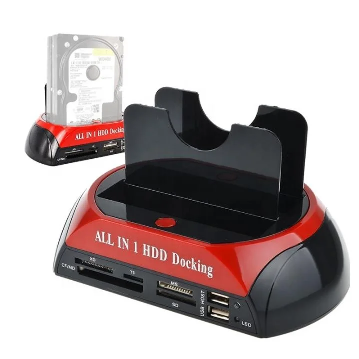 Многофункциональная основа жесткого диска кард-ридер концентратор USB2.0 IDE/SATA съемный диск коробка основа жесткого диска резервного копирования