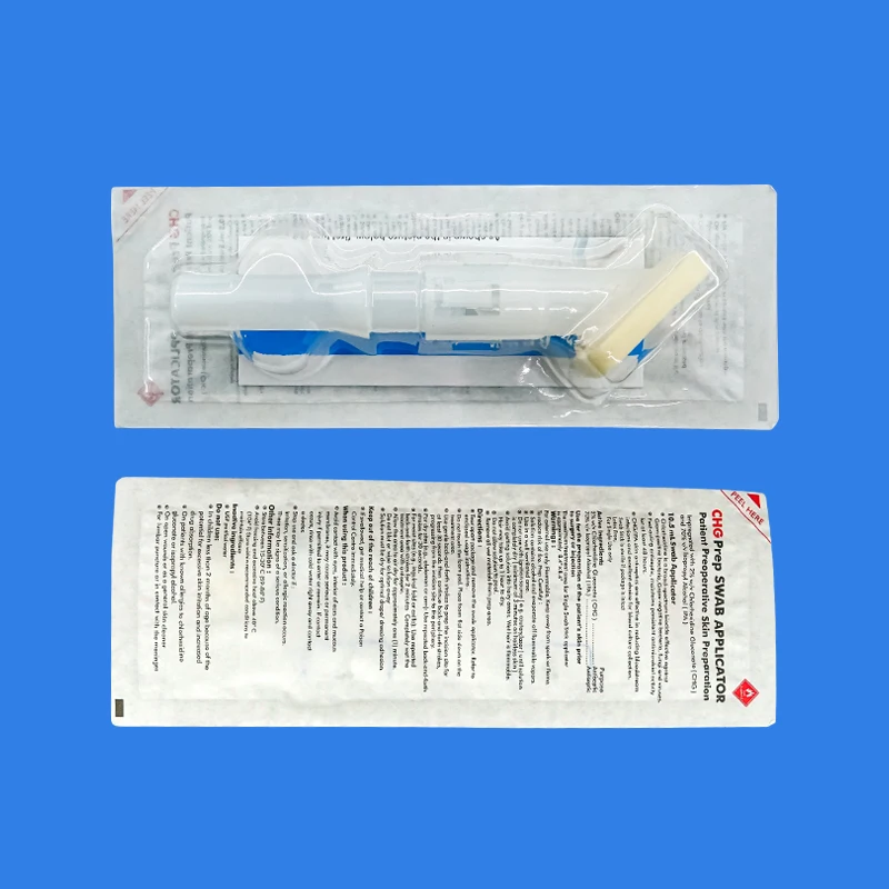 CHG surgical Skin Preparation swab Applicator 3ml 5ml, 10.5ml, 26ml