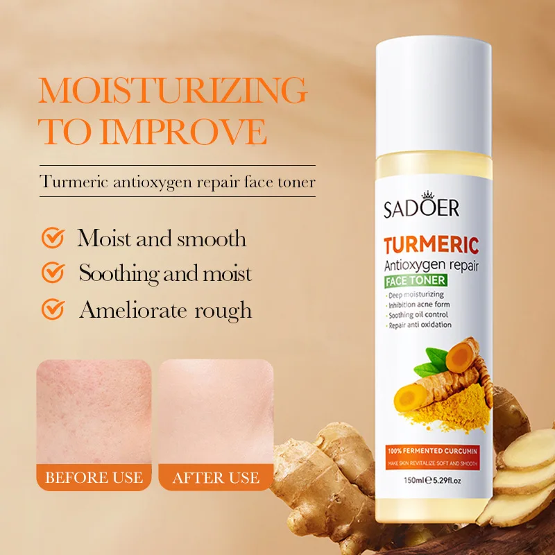 New Arrived Hot-Selling Anti Oxygen Repair Long-Lasting Moisturizing Turmeric Face Toner
