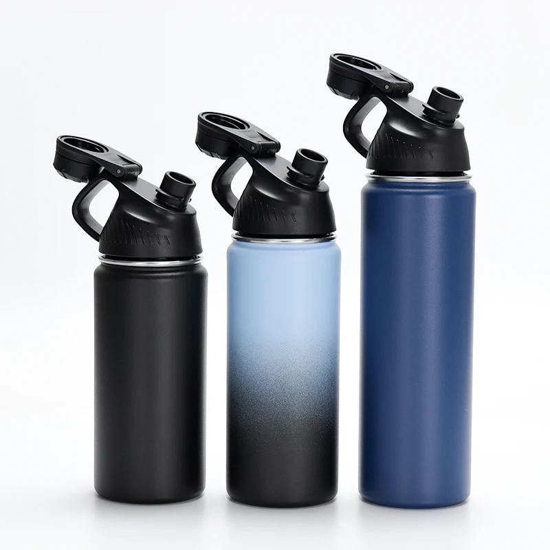 Branded Fashion Running Water Bottle Stainless Steel Kids Insulated Water Bottle With Lid