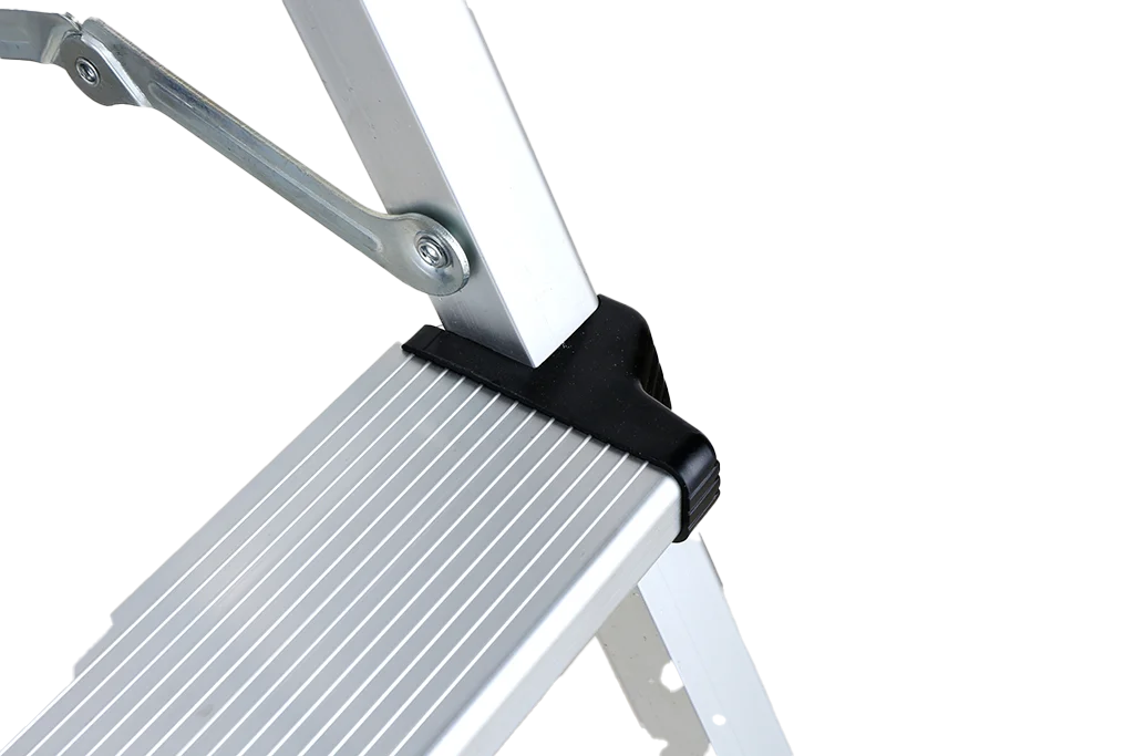 5 Step aluminium Ladder Anti-Slip Foldable Step Stool Lightweight with Wide Pedal