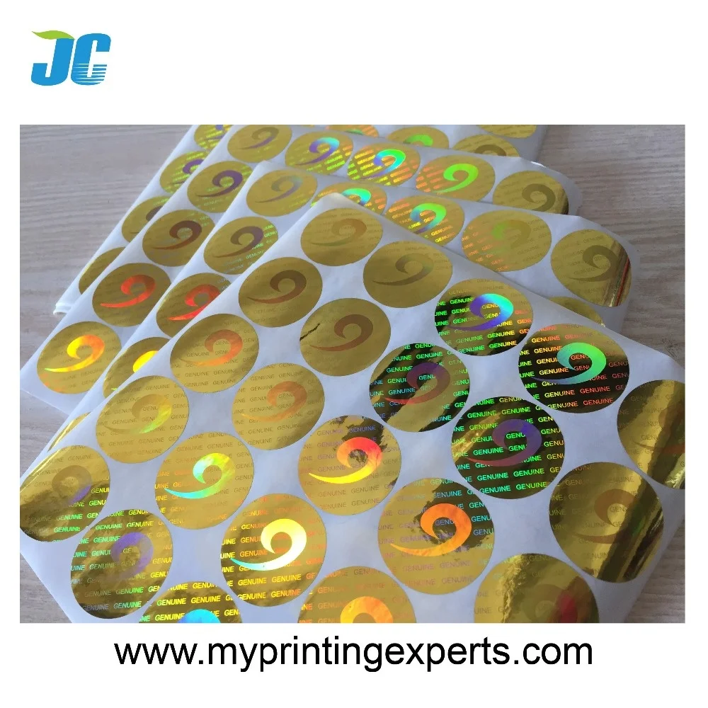 Custom 3D hologram sticker