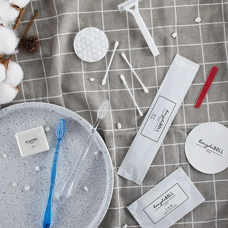 Luxury Hotel Amenities Suppliers Suite Room Soap Bars Kit Disposable Razor Shaving Cream Set