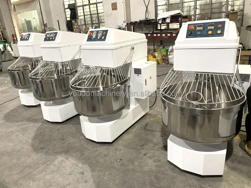 UDHS-50 54L Industrial Electric Commercial Spiral Flour Cake Pizza Tortilla Knead Dough Maker Bread Dough Mixer Machine