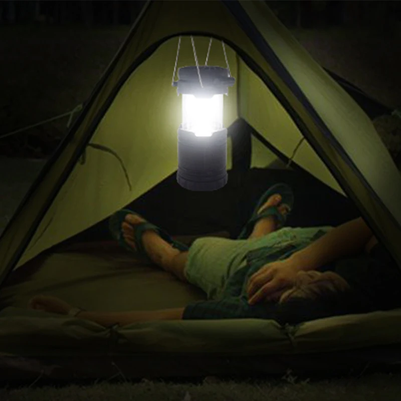  2021 multi function led telescopic camping lantern extendable light with
