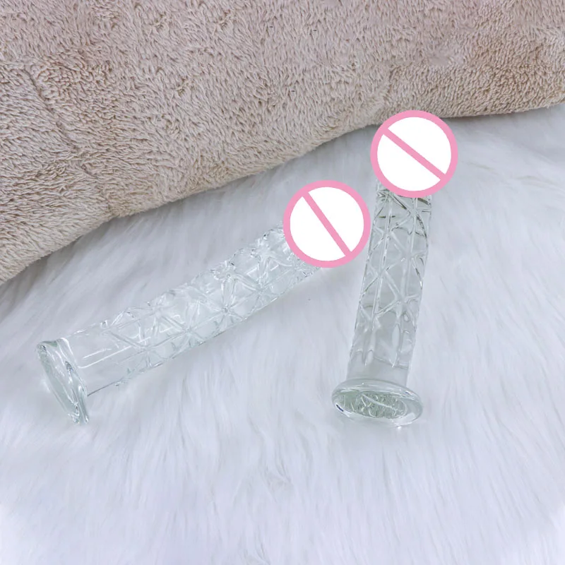 Fully Stocked Sex Toy Extra Long Pyrex Crystal Glass Anal Plug Dildo