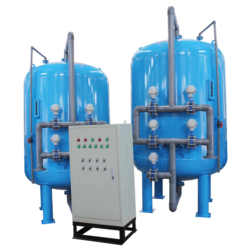 Dia1.4m   manganese greensand filter system for drinking water treatment