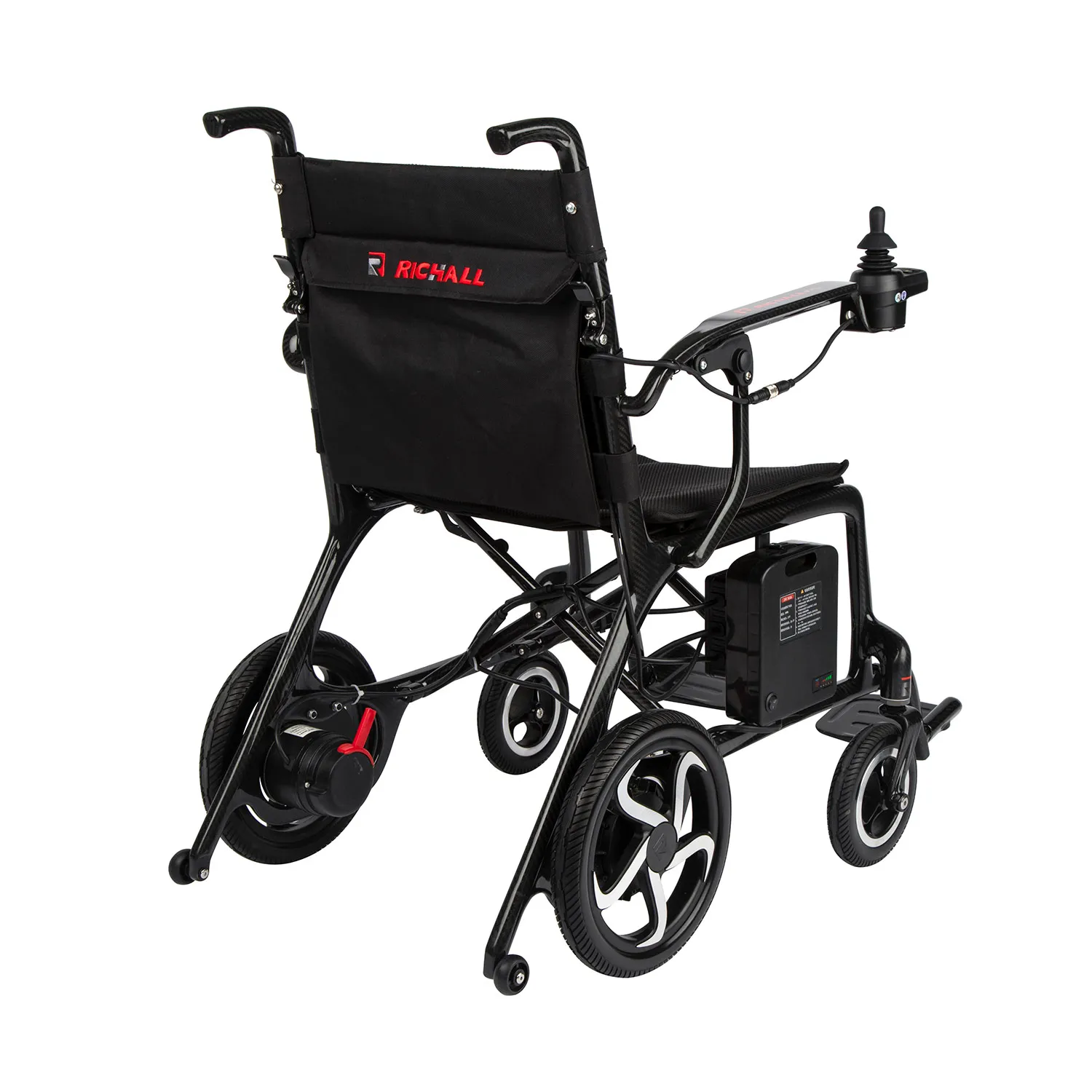 High Performance Carbon Fiber Electric Wheelchair Lightweight Folding Mobility Long Range Power Wheelchair