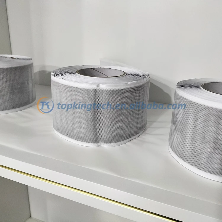 Waterproof Sealing Butyl Tape Strong Adhesion HDPE Geomembrane Tape Single Sided Non Woven Butyl Rubber Tape for Construction