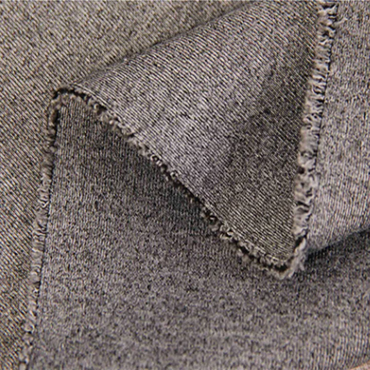 Off-the-shelf grey air layer health cloth air layer linen grey fabric linen air layer health cloth knitted