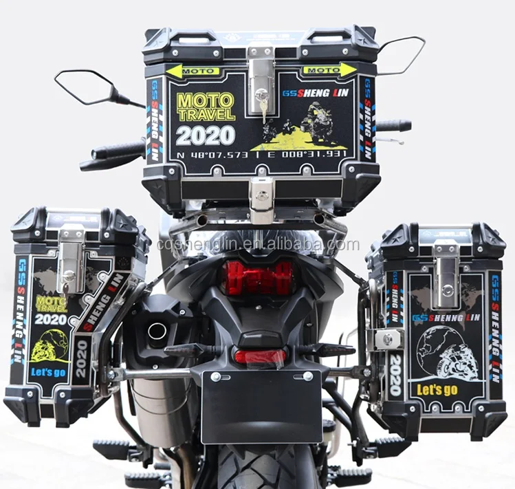 
Modern Style Aluminum Motorcycle Tail Box for Motorbike Storage 