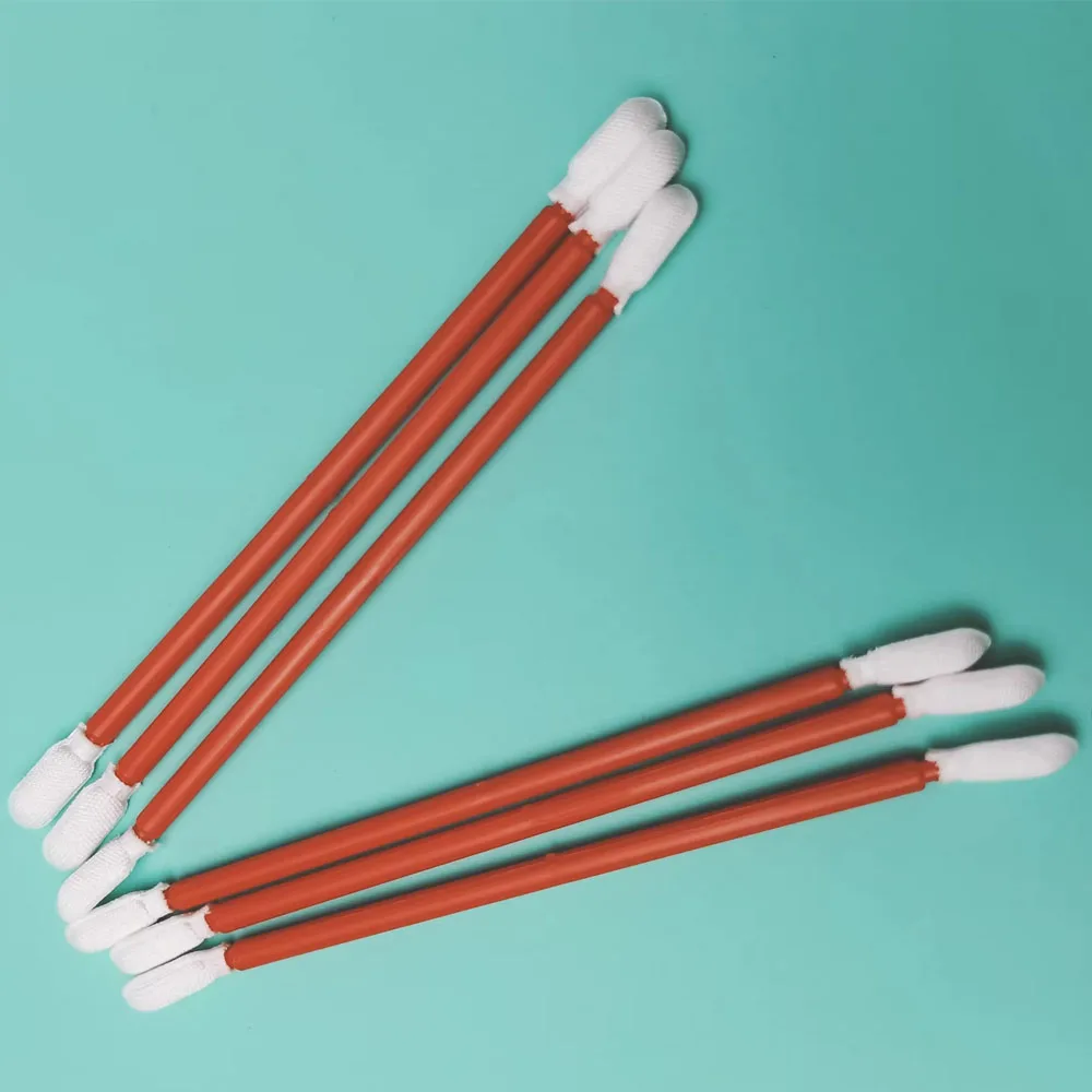 Polyester Swab Double Ended Micro Cleanroom Cotton Bud Polyester Swab For Car Cleaning