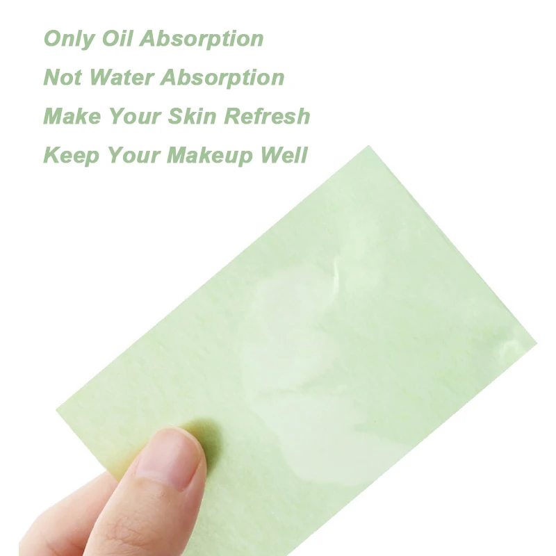 Beauty Care Clean Oil Absorbing Tissue Paper Sheet Clear Oil Control Film Paper for Oily Skin Easy to Take Face Oil Control Film