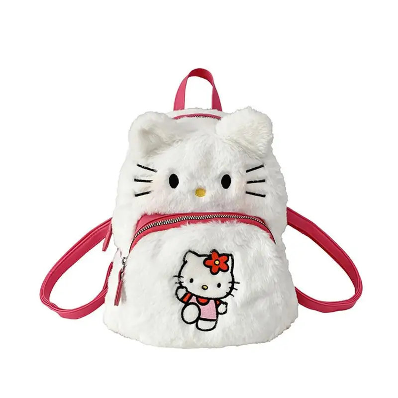 Autumn and winter cartoon cute Kulomi backpack dog plush doll bag fashion trend student school