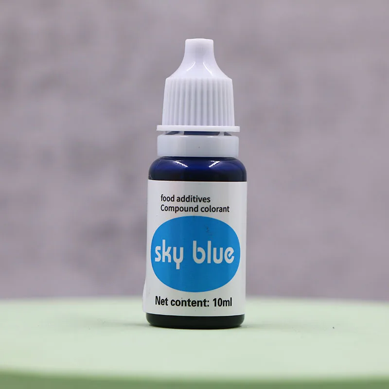 Halal food coloring 10g white liquid coloring for cake cookies ice cream color