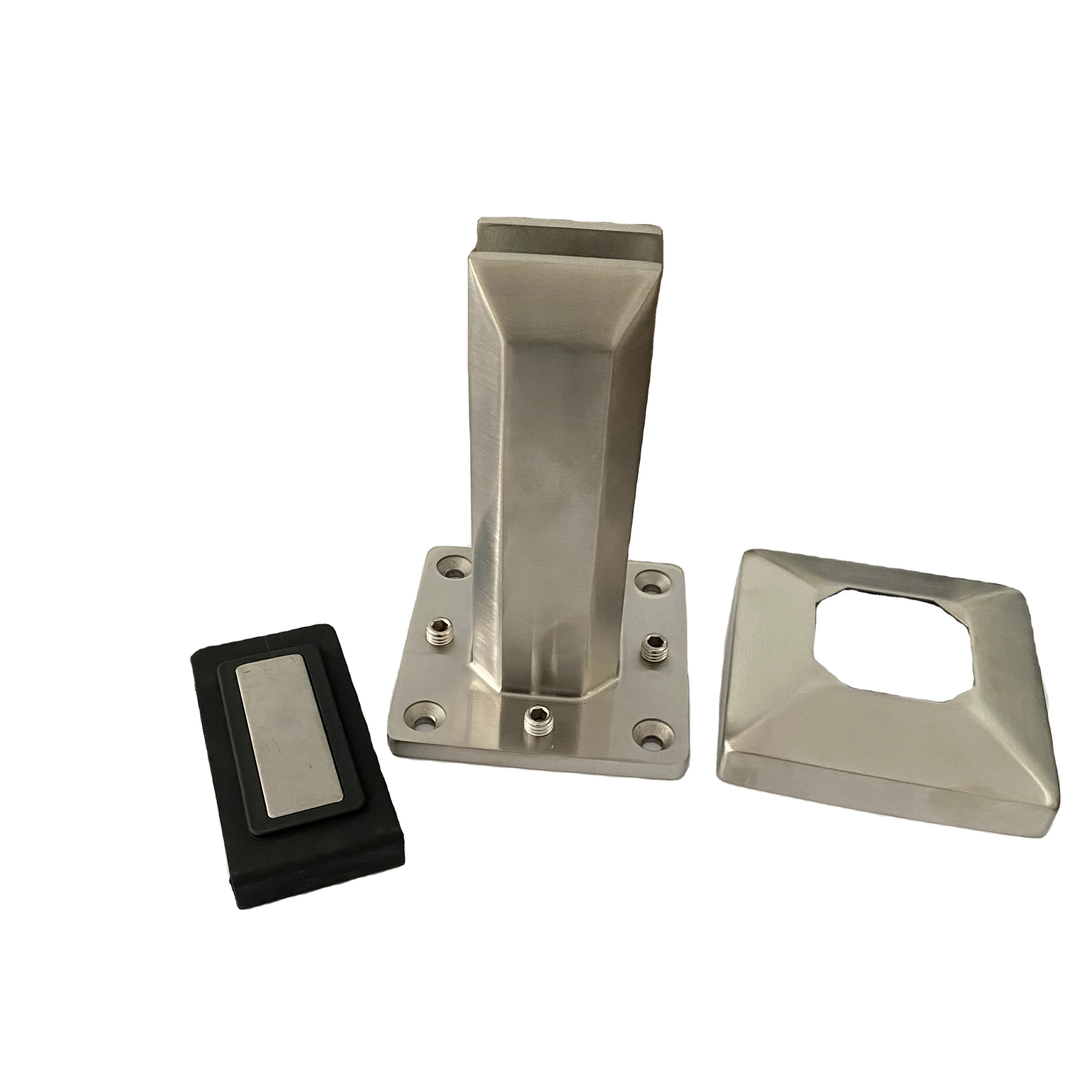 Railing Clamp Glass Clip Floor Standing Stairs Pool Spigots Balustrade