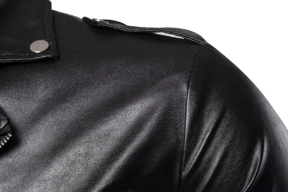 Wholesale cheap price leather jacket biker leather jacket leather men jacket