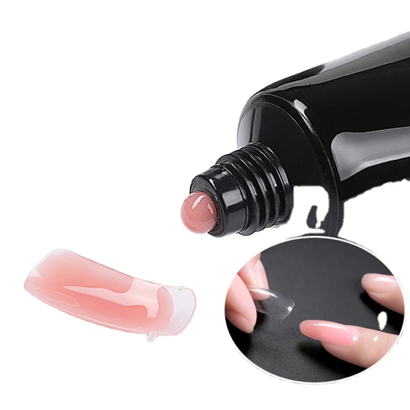 Russia Pink Glue Acrylic uv Nail Gel Poli Extens Nail Kit Poly Gel Custom Logo