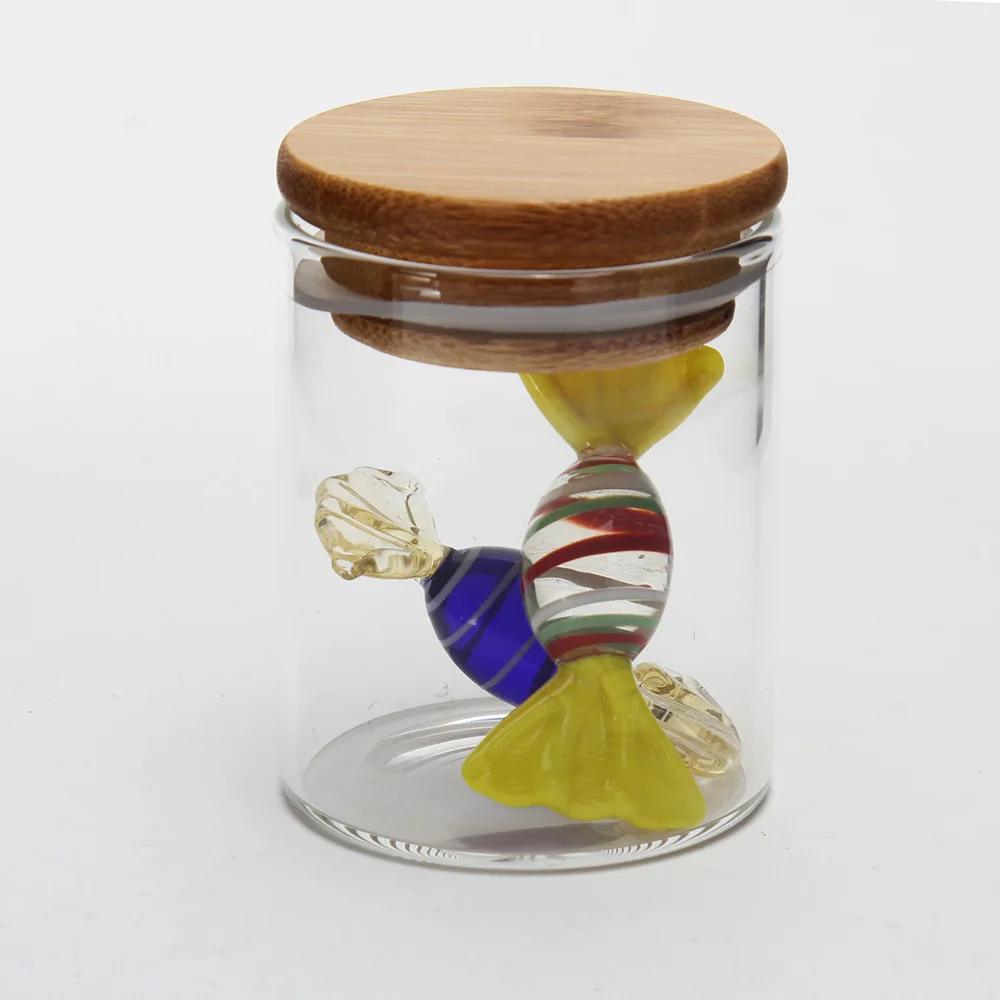 Custom Large Country Style Kitchen Food Spice High Borosilicate Glass Container Storage Jars With Lids Eco-friendly