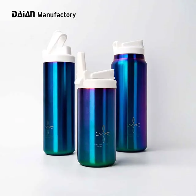 Daian Design 12oz 20oz 32oz Patent Hot Drink Insulated Stainless Steel Gym Water Bottle Thermo Vacuum Flask With Triple Layer
